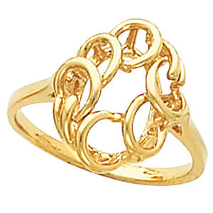 14K Yellow Fashion Ring