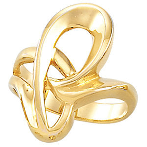 14K Yellow Freeform Ring