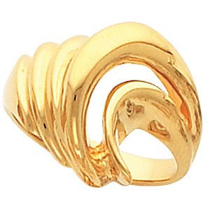 14K Yellow Freeform Remount Ring