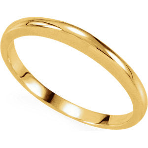 14K Yellow #1 Matching Band Un-Notched