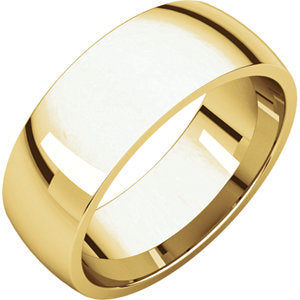 18K Yellow 7mm Lightweight Comfort-Fit Band