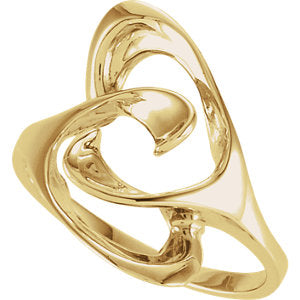 14K Yellow Freeform Ring